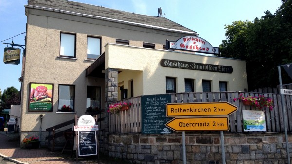 Gasthaus zum Wilden Tier, Gebäude von Fleischerei und Gaststätte